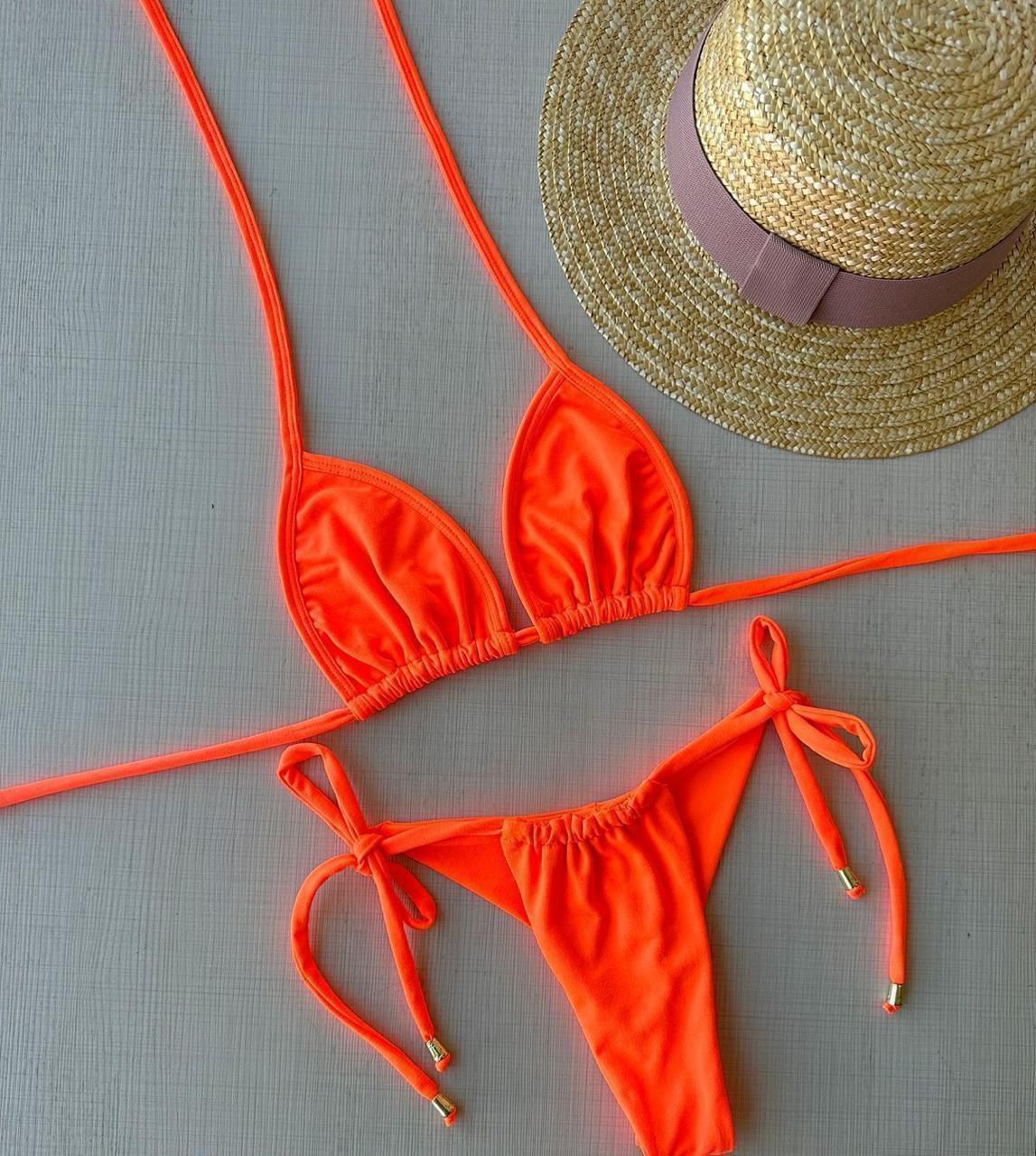 Bikini Cortininha Sunset Glow